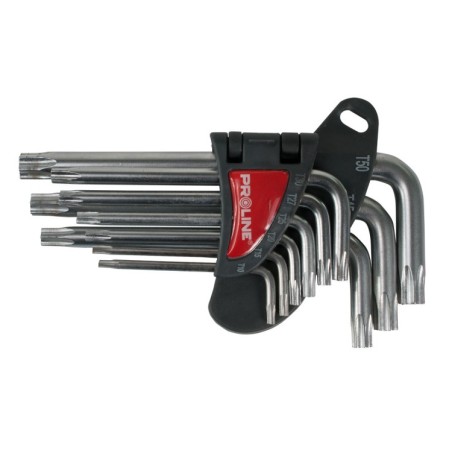 PROLINE Zestaw Kluczy TORX 9szt. (T10-T50)