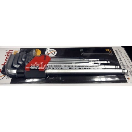 SCHMITH Komplet Kluczy Imbusowych Długich 9szt. (1,5-10mm) SQIP-9-1