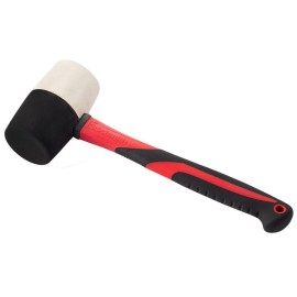 SCHMITH Młotek Gumowy z Trzonkiem Fiberglass 450g  SMGF-450
