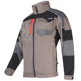 LAHTI PRO Bluza Khaki-Czarna ze Wstawkami ze Strechu L40410 S L-3XL