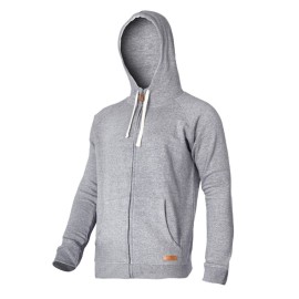LAHTI PRO Bluza z Kapturem i Suwakiem Szara L40108