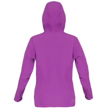 LAHTI PRO Kurtka Softshell z Kapturem Fioletowo-Zielona L409050