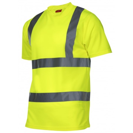 LAHTI PRO Koszulka T-Shirt Ostrzegawcza Żółta L40208