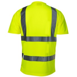 LAHTI PRO Koszulka T-Shirt Ostrzegawcza Żółta L40208 2