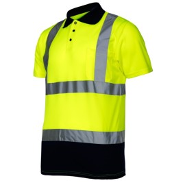 LAHTI PRO Koszulka Polo Ostrzegawcza Żółta L40302