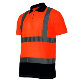 LAHTI PRO Koszulka Polo Ostrzegawcza Pomarańczowa L40301