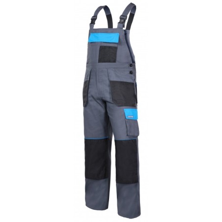 LAHTI PRO Ogrodniczki Ochronne Szaro-Niebieskie M L4060450