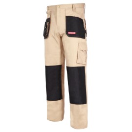 LAHTI PRO Spodnie Ochronne Do Pasa Beżowe L40501 S L-3XL