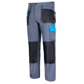 LAHTI PRO Spodnie Ochronne Do Pasa Szaro-Niebieskie L40504