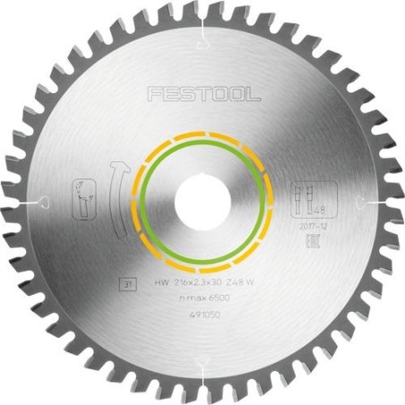 FESTOOL Tarcza Pilarska 216x2,2x30 z48 491050