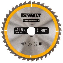DEWALT DT1953-QZ TARCZE DO PILAREK RĘCZNYCH 216X30MM 40T