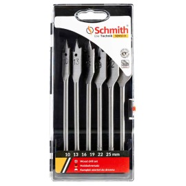 SCHMITH Komplet Wierteł Do Drewna  Łopatkowych 10-25mm SQWLD-01
