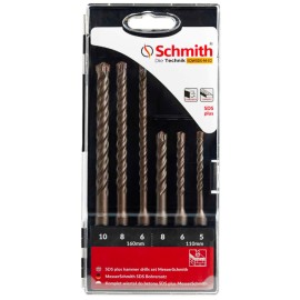 SCHMITH Komplet Wierteł do Betonu SDS Plus 5-8mm SQWSDS-M-02