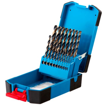 SCHMITH Komplet Wierteł Do Metalu HSS PRO 19szt.  SQWMP-01