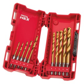 MILWAUKEE Zestaw Wierteł Do Metalu HEX 10szt. 48894759