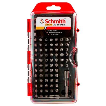 SCHMITH Komplet Bitów 100szt. SQBT-02﻿