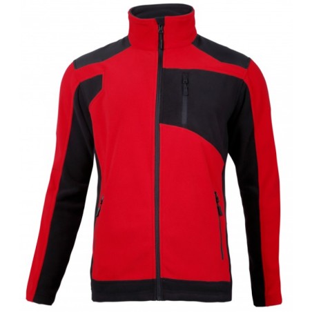 LAHTI PRO Bluza Polarowa ze Wzmocnieniami Czerwona L40115