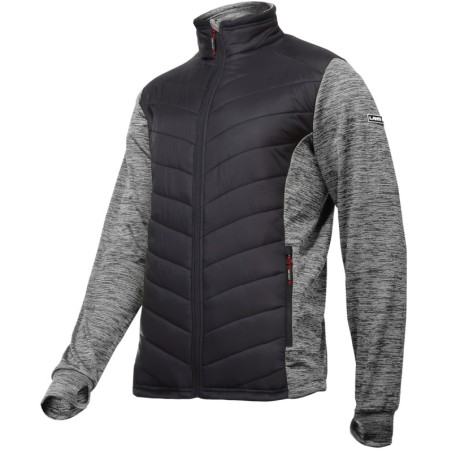 LAHTI PRO Bluza Ocieplana Szaro-Czarna L40122