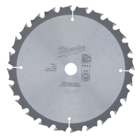 MILWAUKEE Tarcza Pilarska 165x15.8x24z 4932352313
