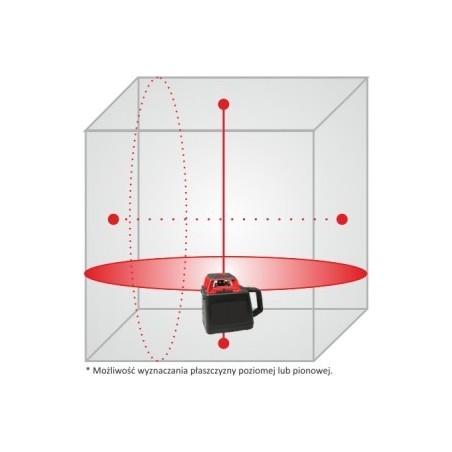 PRO Laser Rotacyjny LR-200VH + Statyw TR-900 3-01-06-L1-065 + 3-01-06-38-023