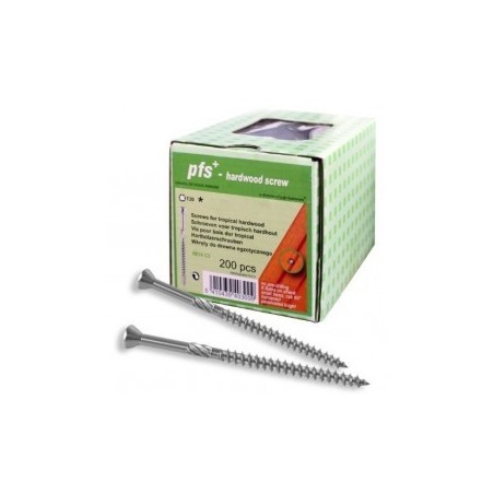 PGB PSF Wkręt do Drewna TROPIC 5x80 (200) Nierdzewny do Tarasu Tarasowy C2 PFWHTGC00005000802