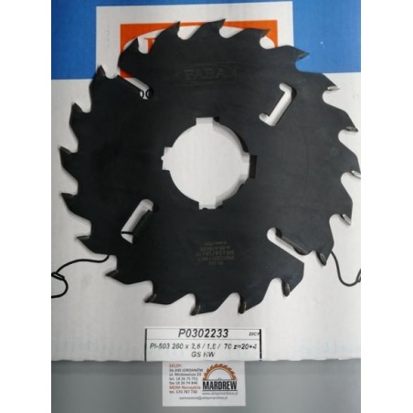 260x2,6/1,8/70 z-20+4 GS FABA Piła Spiekowa PI-503 P0302233