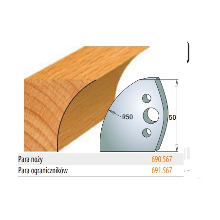 CMT Ograniczniki 691.567 50mm