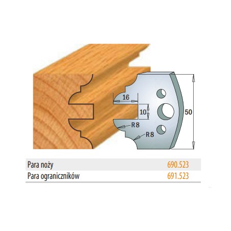 CMT Ograniczniki 691.523 50mm