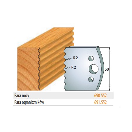 CMT Ograniczniki 691.552 50mm
