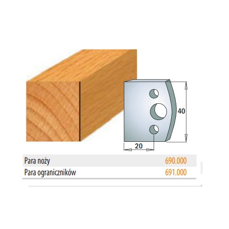 CMT Ograniczniki 691.000 40mm