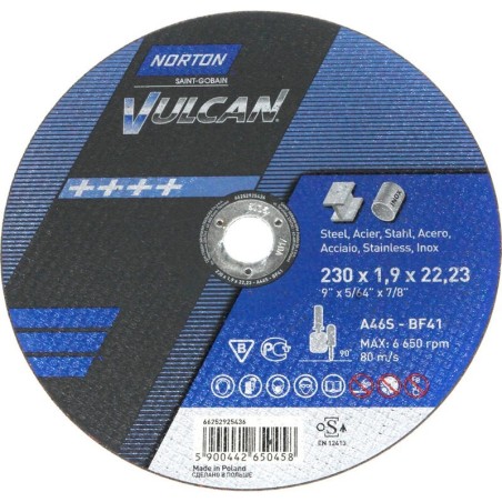 S NORTON Tarcza 230x1.9 VULCAN