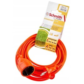 SCHMITH Przedłużacz 2x1mm Pomarańczowy 50m SPSLO-1-50