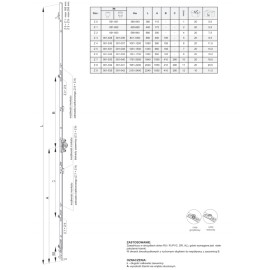 Zasuwnica Okienna ROMB Z3 Hw 801-1050mm
