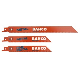 BAHCO Zzestaw 5 szt. brzeszczotów bagnetowych do piły szablastej, do metalu, Bahco [3940-METAL-SET-5P]