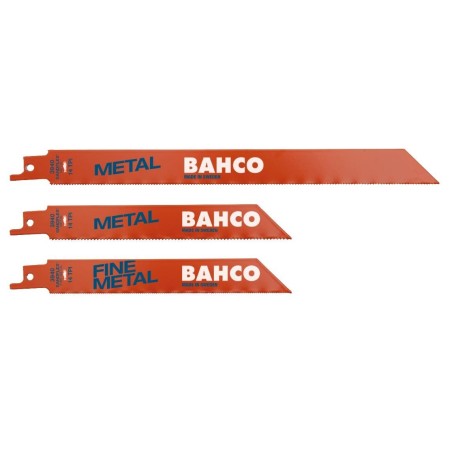 BAHCO Zzestaw 5 szt. brzeszczotów bagnetowych do piły szablastej, do metalu, Bahco [3940-METAL-SET-5P]