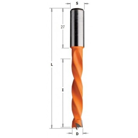 CMT 373.100.11﻿ Wiertło Nieprzelotowe Długie 10 mm RH