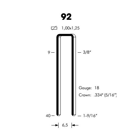 OMER Zszywka 92/30 (H-30)(8800)