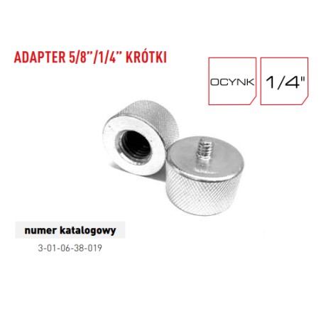 PRO Adapter 5/8-1/4  Krótki 3-01-06-38-019