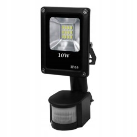 Naświetlacz LED 10W z Czujnikiem 800Lm LUXIMA