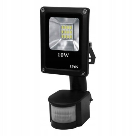 Naświetlacz LED 10W z Czujnikiem 800Lm LUXIMA