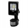 Naświetlacz LED 10W z Czujnikiem 800Lm LUXIMA