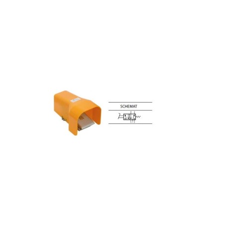 TEKMA  Zawór Nożny 5/2 1/4" z Obudową TG-25-J-08G 5/2