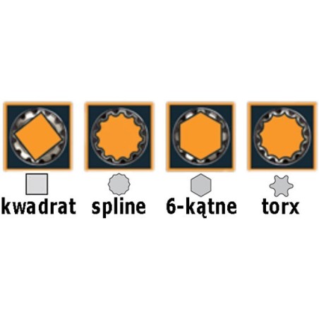 PRO Nasadka SPLINE 1/2" 11mm