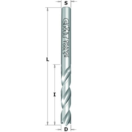 CMT 363.025.21 Wiertło WN HWM DS 2,5 l27 L55 RH PRAWE