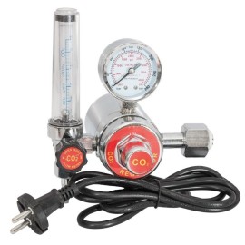 WELDMAN Reduktor gazu CO2/Ar z rotametrem i podgrzewaczem 230V 101 434