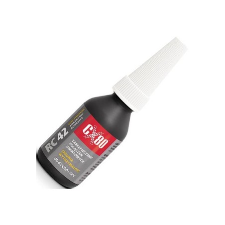 CX80 KLEJ ANAEROBOWY RC-42 DO METALI GWINTÓW ŚRUB NAKRĘTEK ŚREDNI 10ML