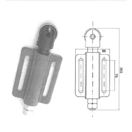 Docisk Sprężynowo Rolkowy DDF-01 2