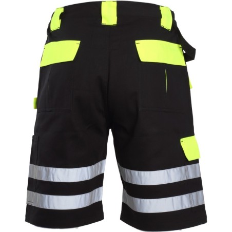 LAHTI PRO Spodenki Krótkie Czar-Żół. z Odbl. "2XL" L4070505