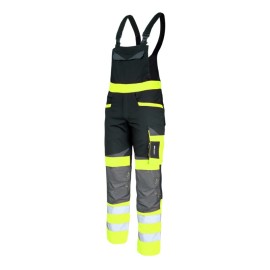 LAHTI PRO Ogrodniczki Ostrzegawcze Czarno-Żółte L40610