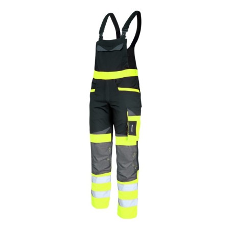 LAHTI PRO Ogrodniczki Ostrzegawcze Czarno-Żółte L40610